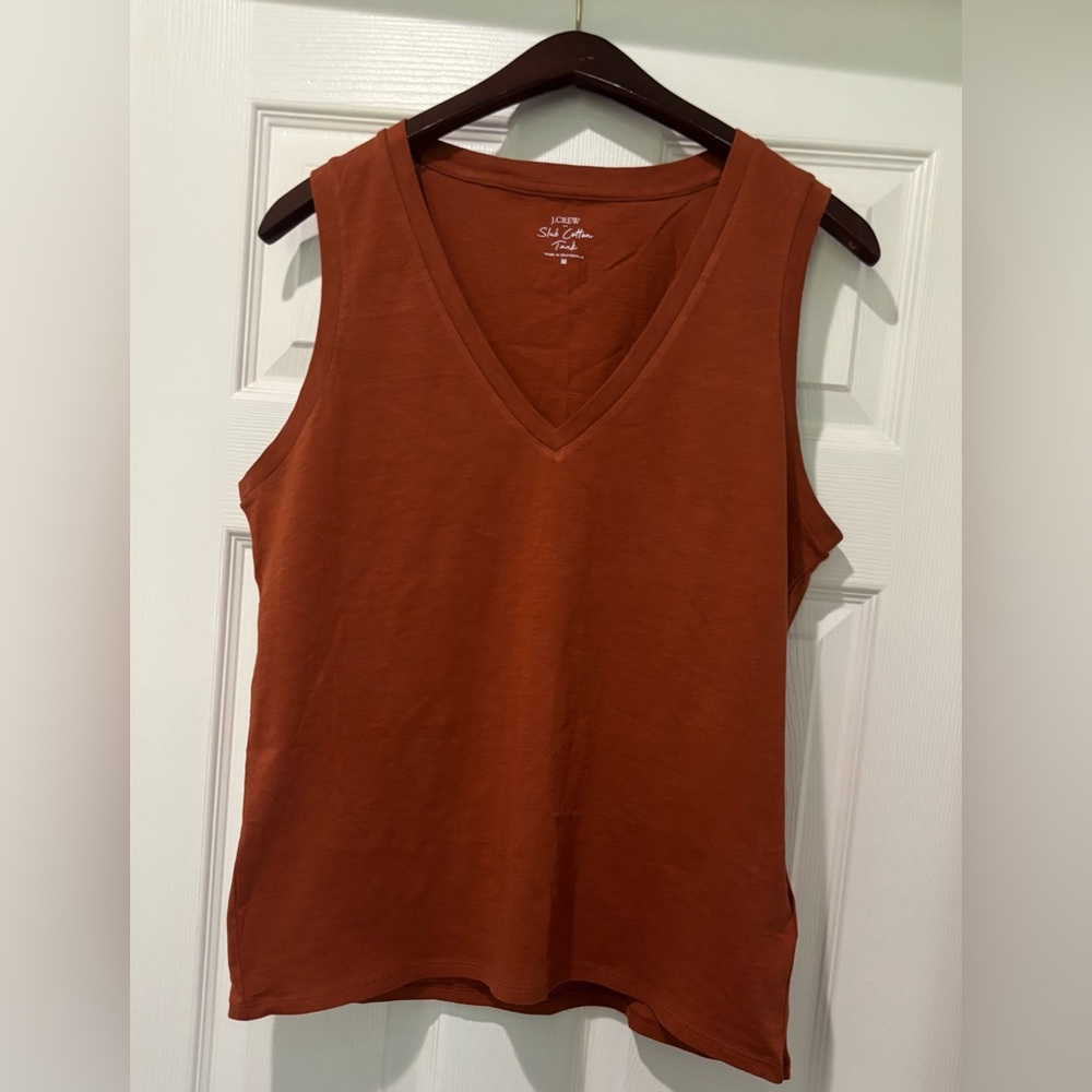J. Crew Rust Tank Top